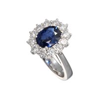 Anello Damiani Donna Gemme D in Oro bianco Zaffiro 1.85 Ct 20098966 - 20098966